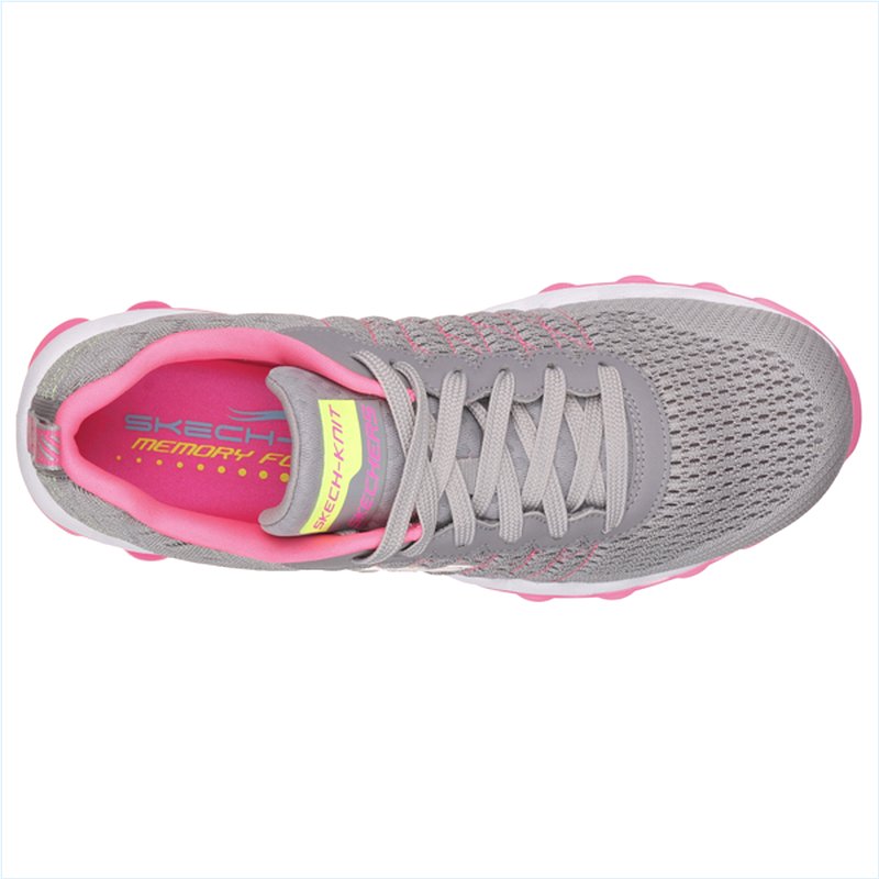  Women Skech-Air - Style Fix Light Gray/Pink