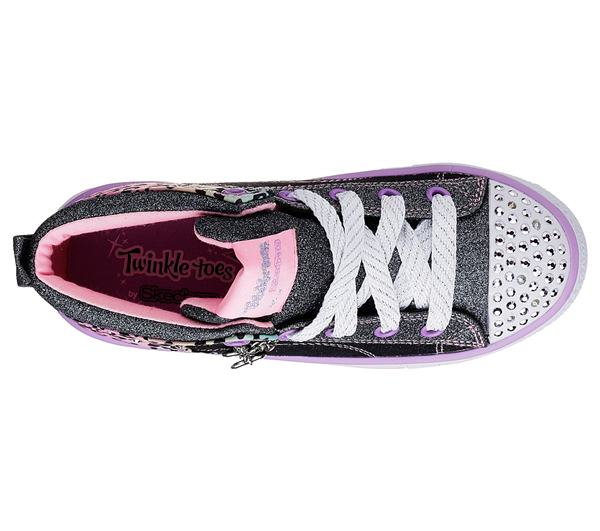  Girls Twinkle Toes: Shuffles - Journey Jumpz Black/Multi