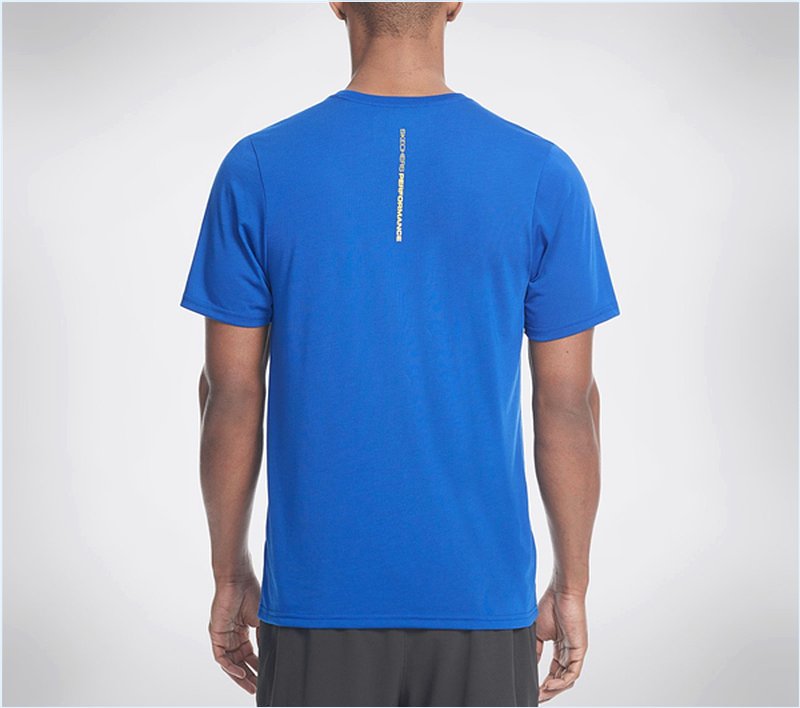  Men Run the Coast Tee Shirt Blue