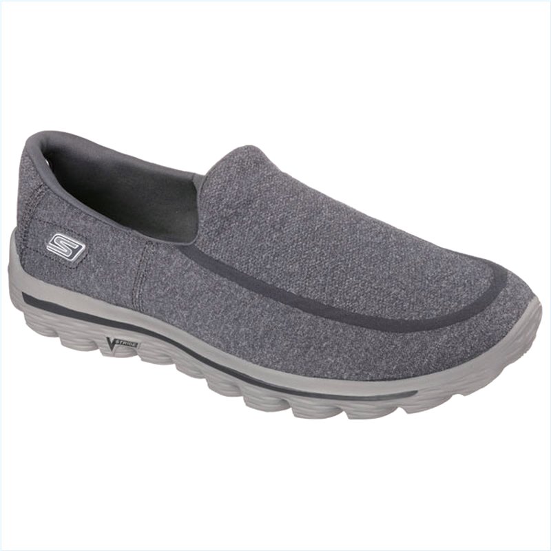  Men Extra Wide Fit (4E) Shoes - Super Sock Charcoal