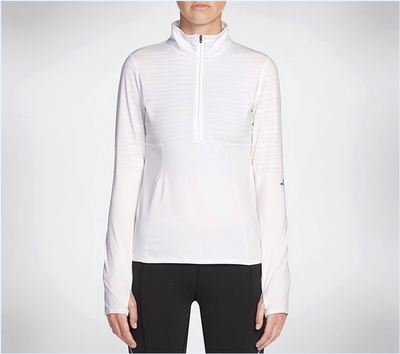  Women GOTherm360 Peak Long Sleeve Pullover Sweatshirt White