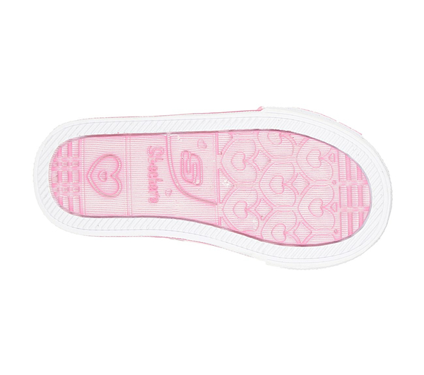  Girls Twinkle Toes: Shuffles - Glitter Pop Pink/Sliver