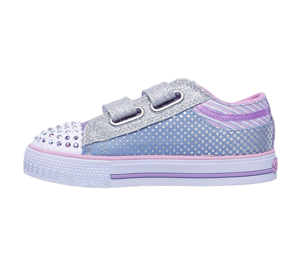  Girls Twinkle Toes: Shuffles - Dotty Divine Deon Pink