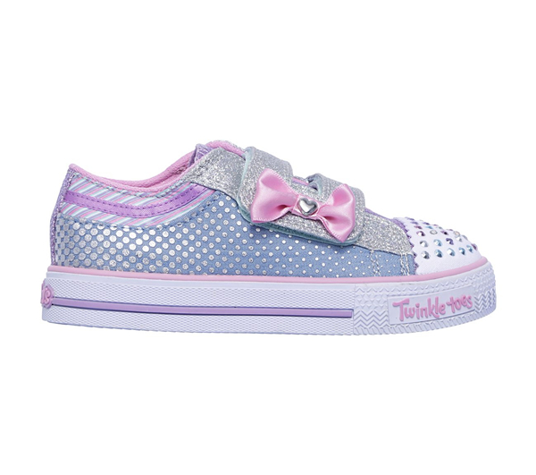  Girls Twinkle Toes: Shuffles - Dotty Divine Deon Pink