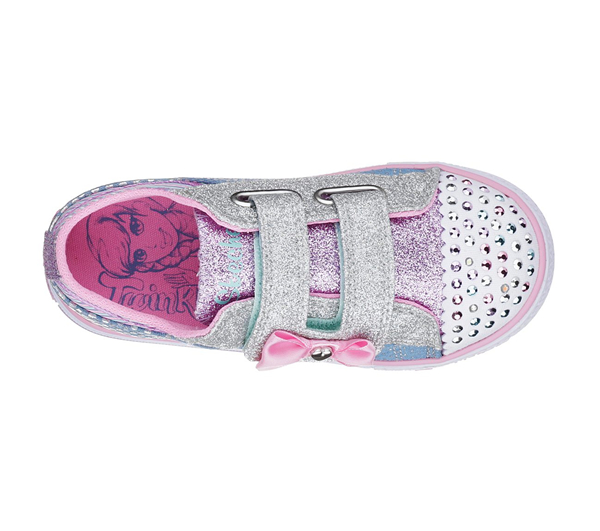  Girls Twinkle Toes: Shuffles - Dotty Divine Deon Pink