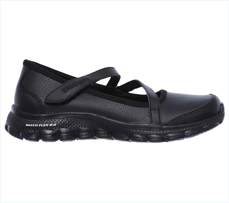  Girls Skech Flex 2.0 - School Spiritz Black