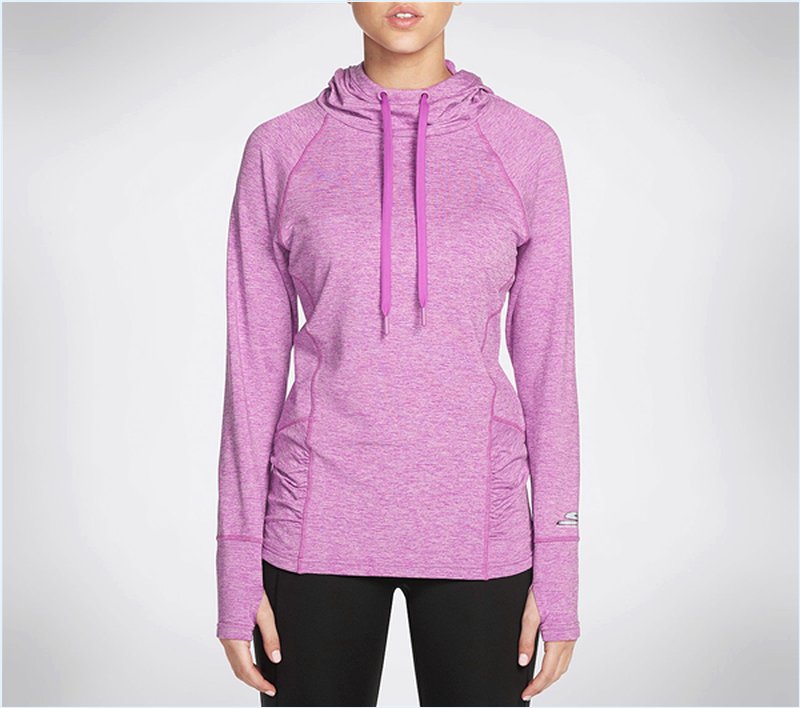  Women Ridge Hoodie Sweatshirt Purple