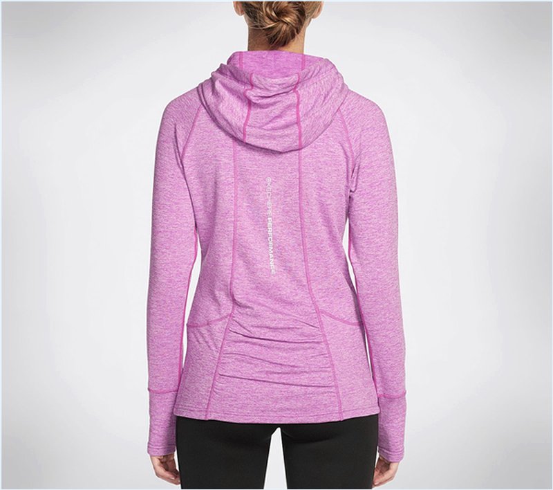  Women Ridge Hoodie Sweatshirt Purple