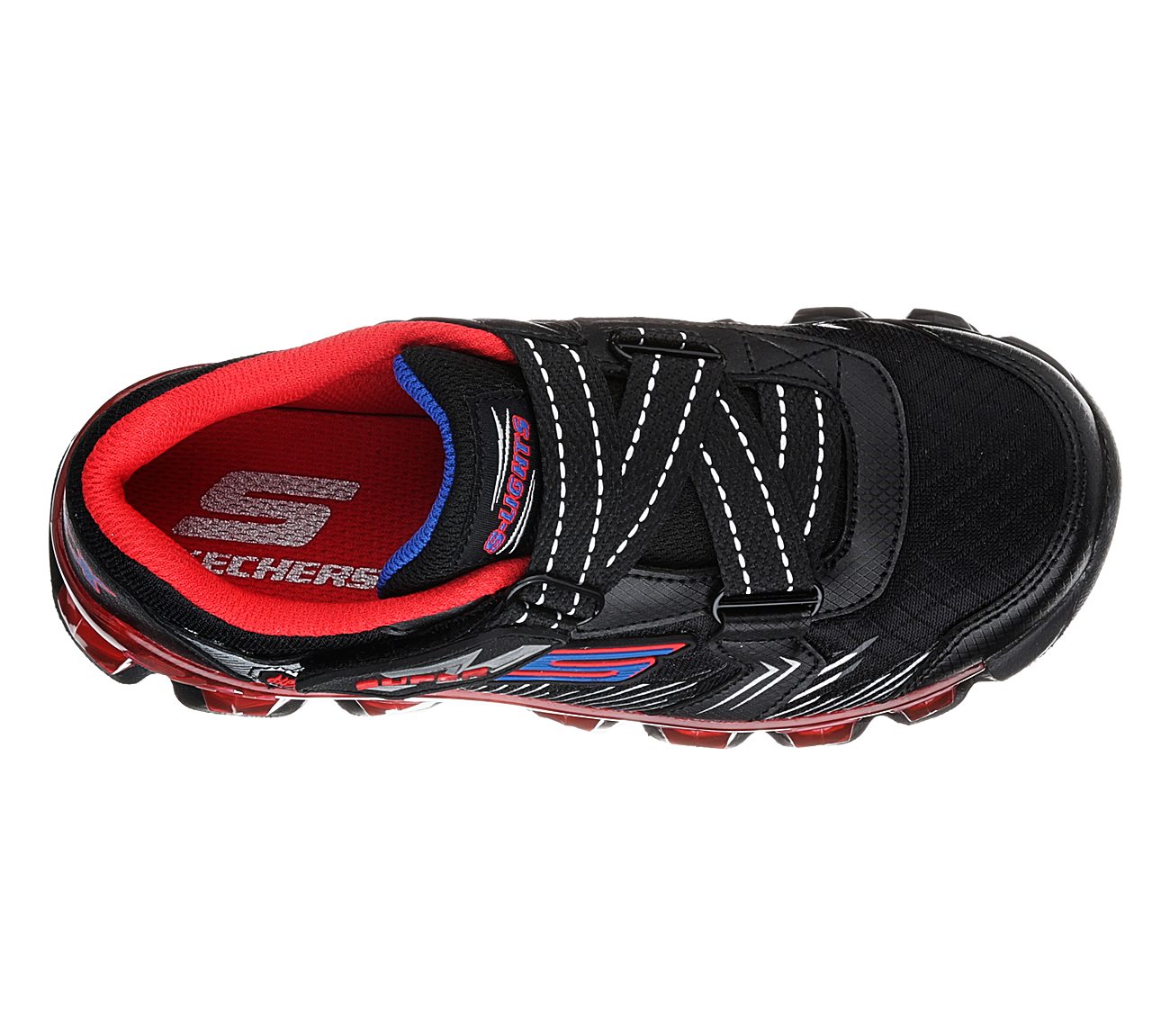  Boys S Lights: Flashpod - Skirmish Black/Red/Blue