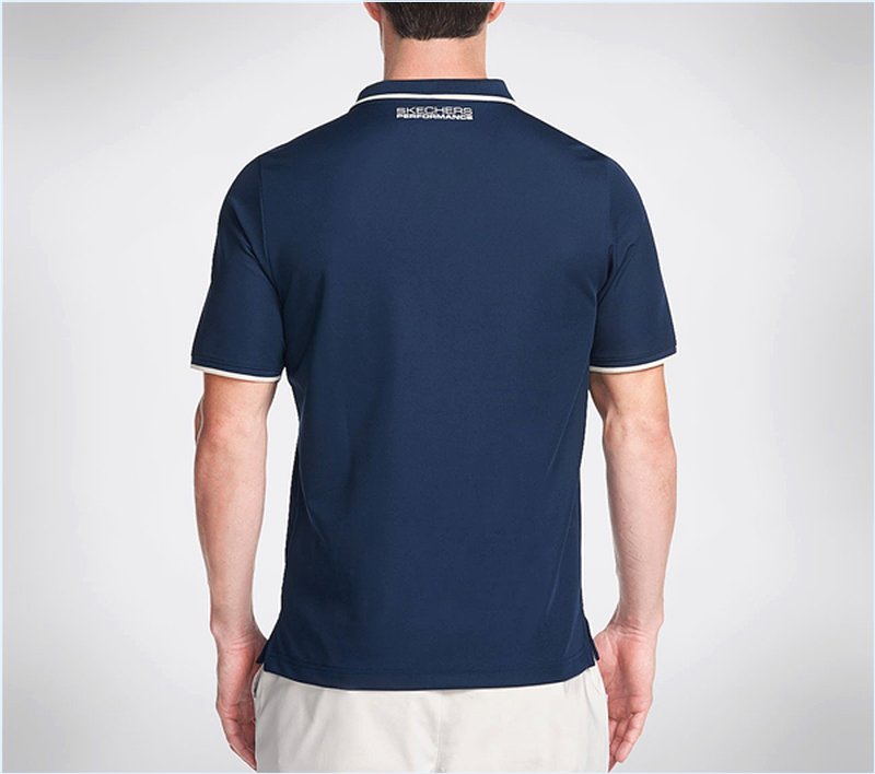  Men GO Golf Albatross Polo Shirt Navy