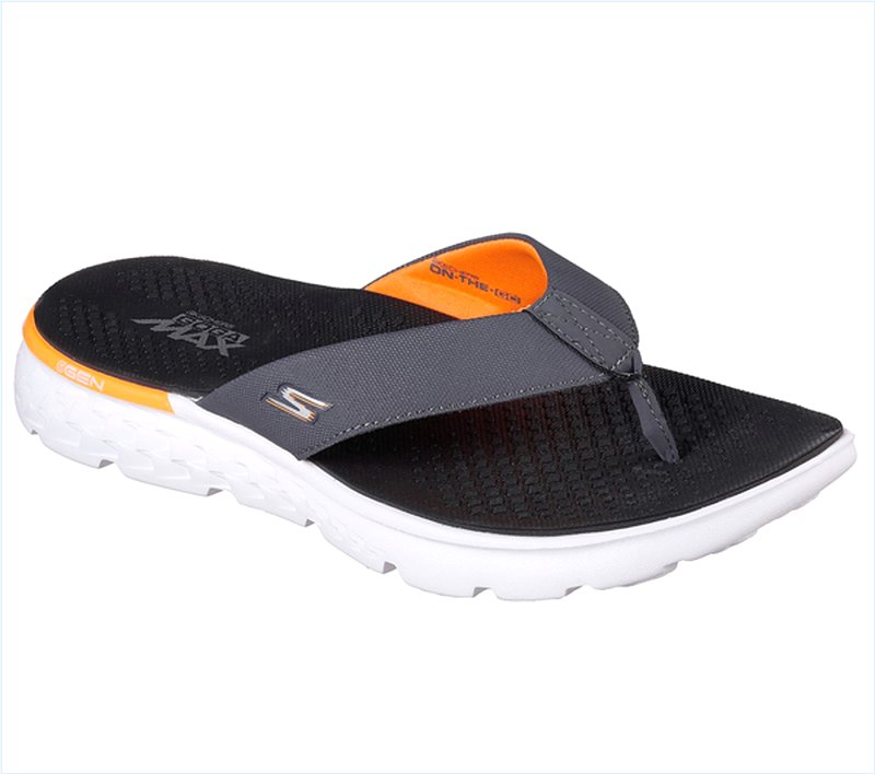  Men Sandals: On the GO - Shore Charcoal/Orange