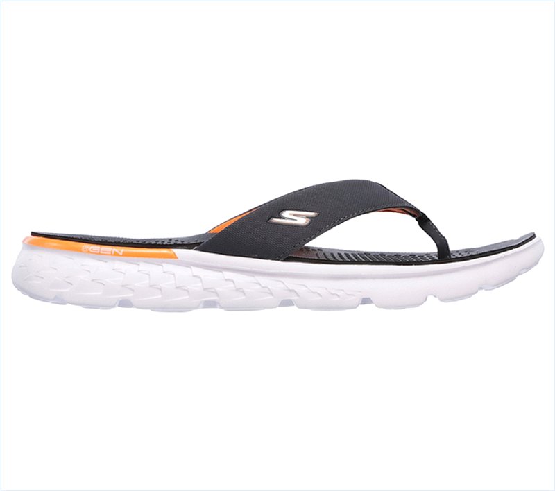  Men Sandals: On the GO - Shore Charcoal/Orange