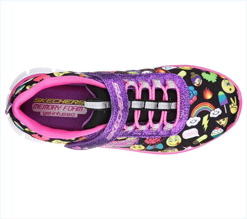  Girls Skech Appeal - Pixel Princess Black/Multi