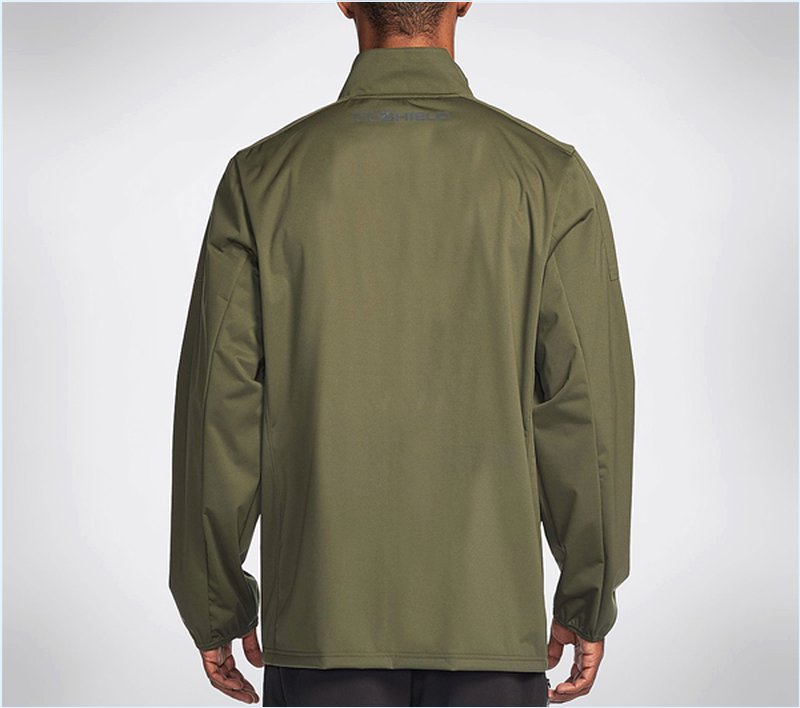  Men GO Shield Jacket Green