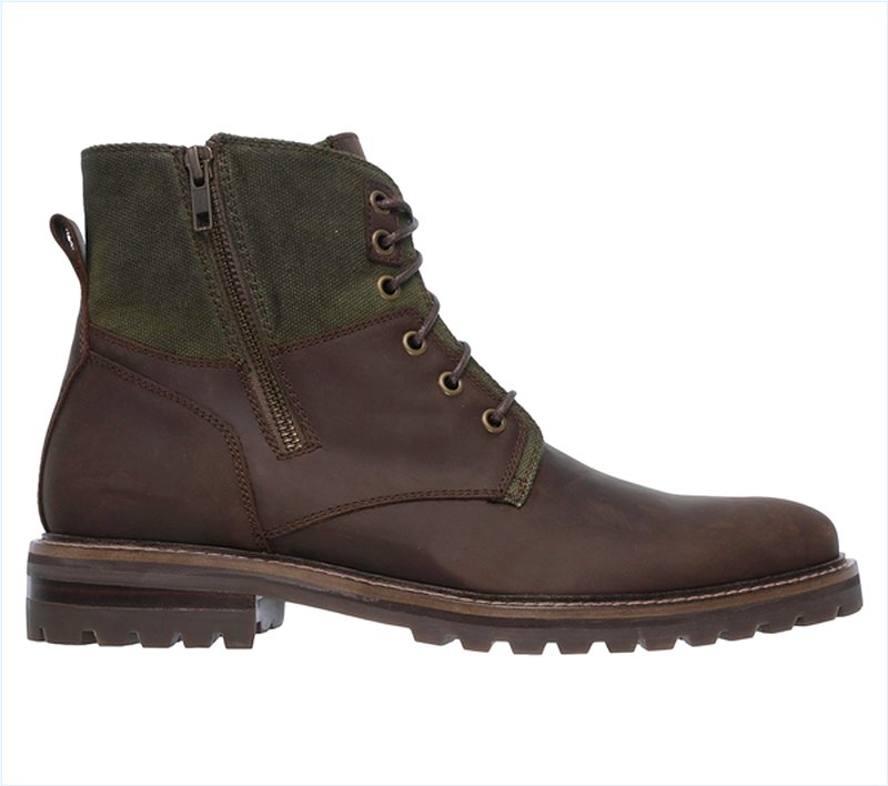  Men Boots: Briggs Brown/Olive