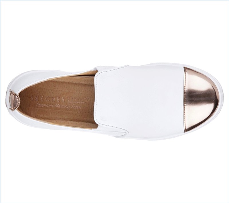  Women Moda - Toe Tapper White/Rose Gold