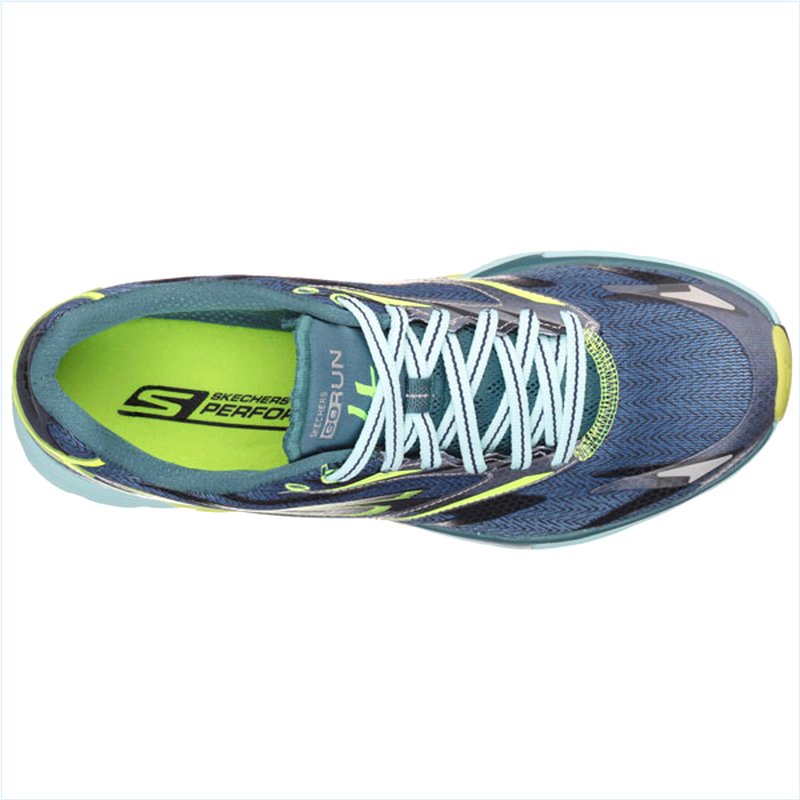  Men Extra Wide Fit (4E) Shoes - Navy/Lime