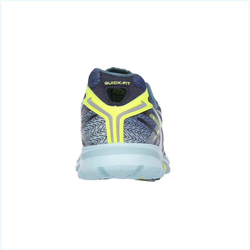  Men Extra Wide Fit (4E) Shoes - Navy/Lime