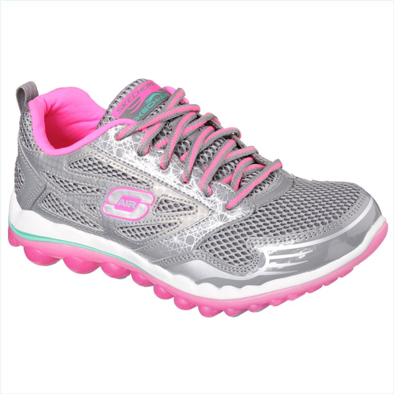  Women Skech-Air 2.0 - Clear Day Light Gray/Hot Pink