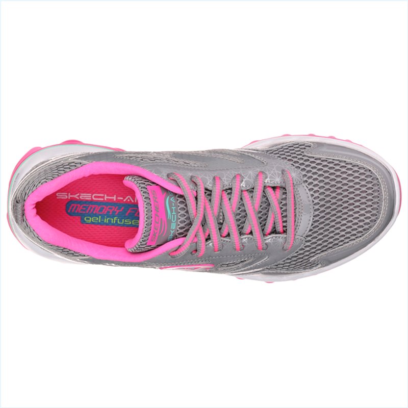  Women Skech-Air 2.0 - Clear Day Light Gray/Hot Pink