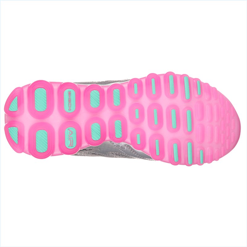  Women Skech-Air 2.0 - Clear Day Light Gray/Hot Pink