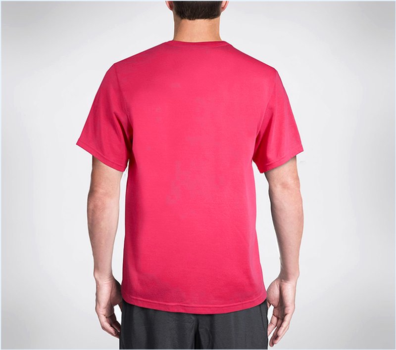  Men Inspire Graphic Tee Shirt BCFuchsia