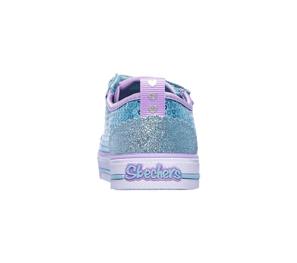  Girls Twinkle Toes: Shuffles - Itsy Bitsy Turquoise/Lavender