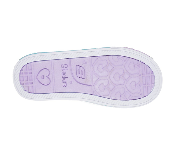  Girls Twinkle Toes: Shuffles - Itsy Bitsy Turquoise/Lavender