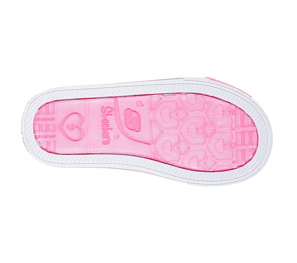  Girls Twinkle Toes: Shuffles - Dreamin Days Neon Pink/Turquoise