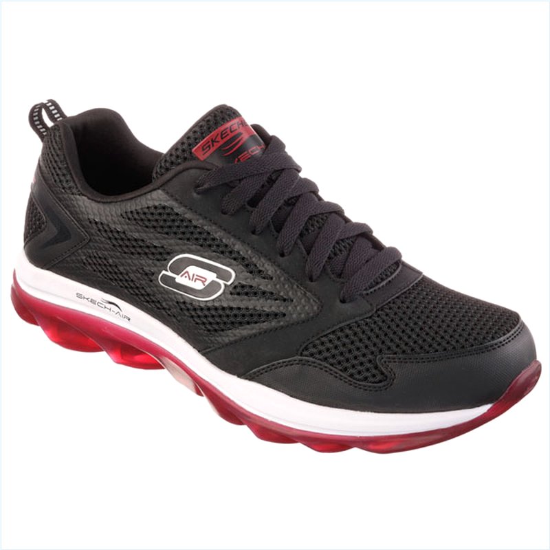  Men Extra Wide Fit (4E) Shoes - Black/Red