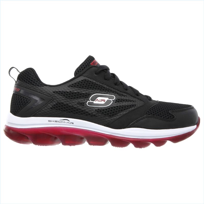  Men Extra Wide Fit (4E) Shoes - Black/Red