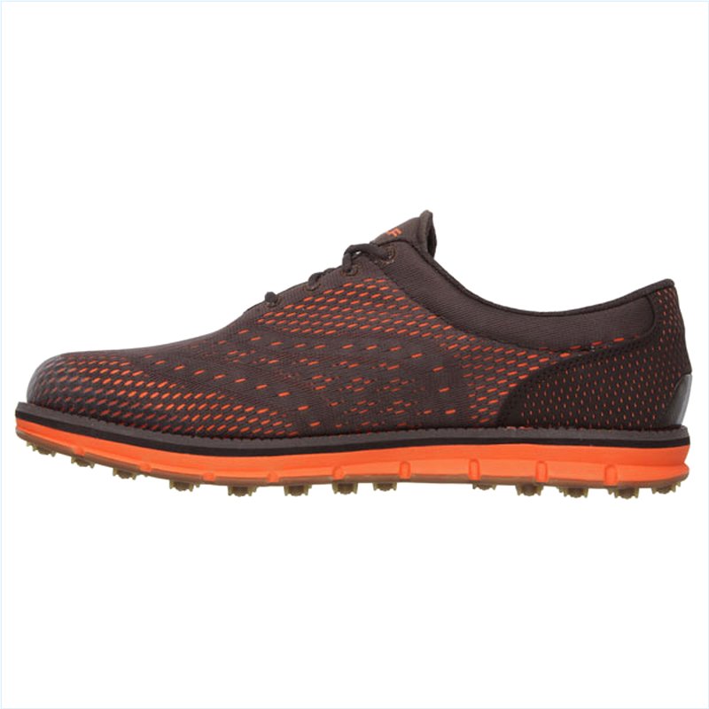  Men Extra Wide Fit (4E) Shoes - Brown/Orange