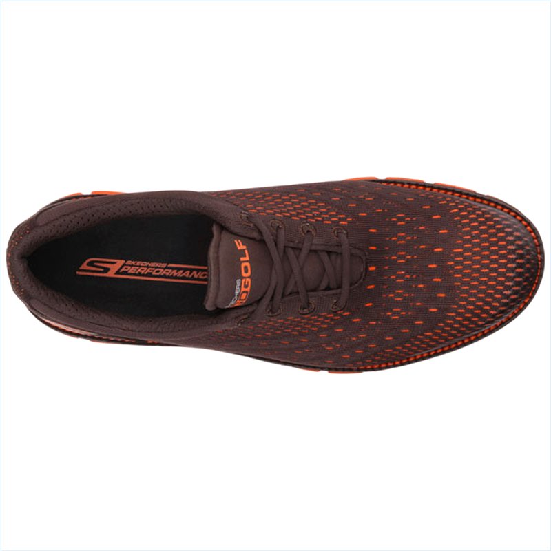  Men Extra Wide Fit (4E) Shoes - Brown/Orange