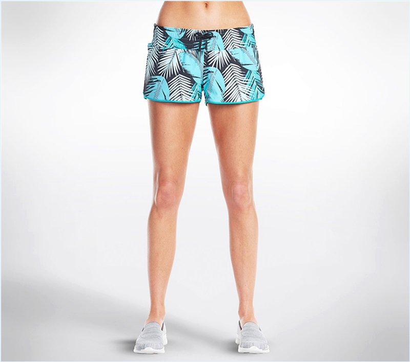  Women Seaside Shorts Teal/Multi