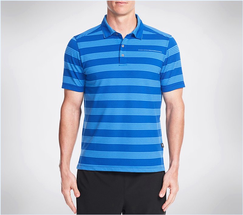  Men On the GO Del Mar Polo Shirt Blue