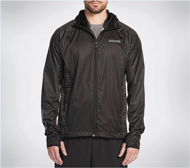  Men Ace Packable Jacket Black