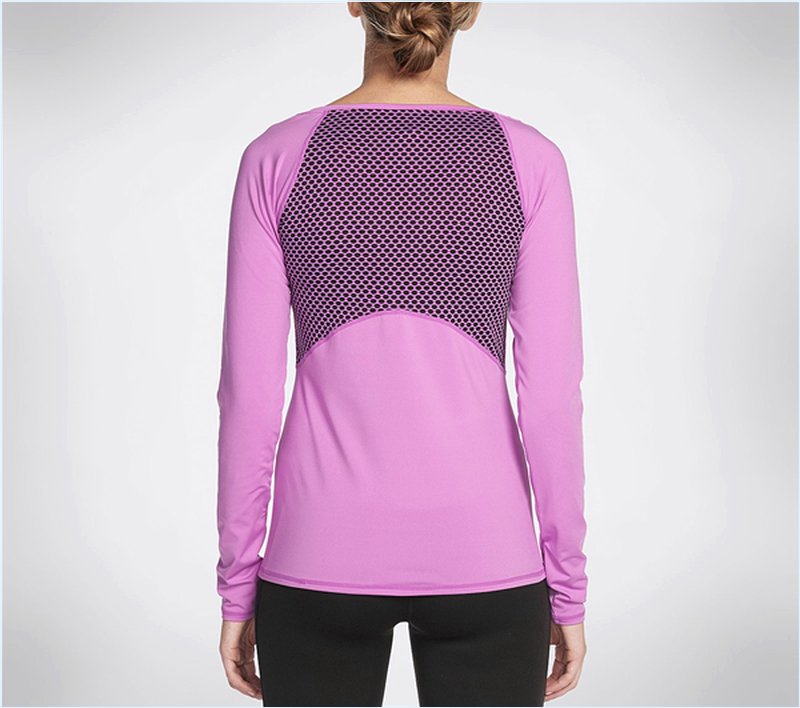  Women Tempo Long Sleeve Top Purple