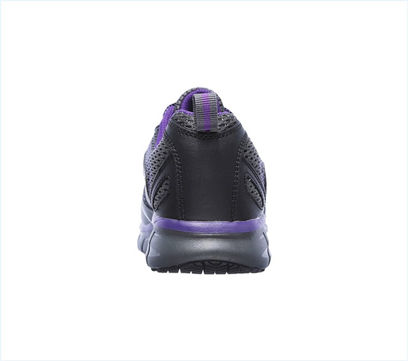  Women Work: Synergy - Algonac Alloy Toe Charcoal/Purple