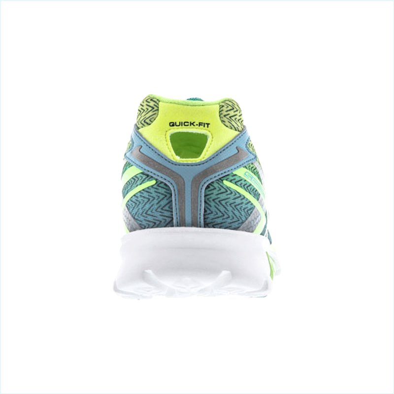  Men Extra Wide Fit (4E) Shoes - Lime/Blue