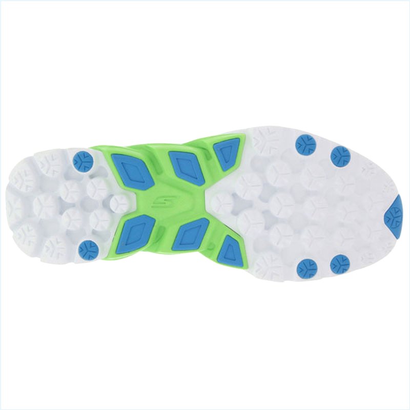  Men Extra Wide Fit (4E) Shoes - Lime/Blue