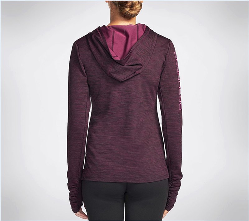  Women Point Dume Hoodie Burgundy