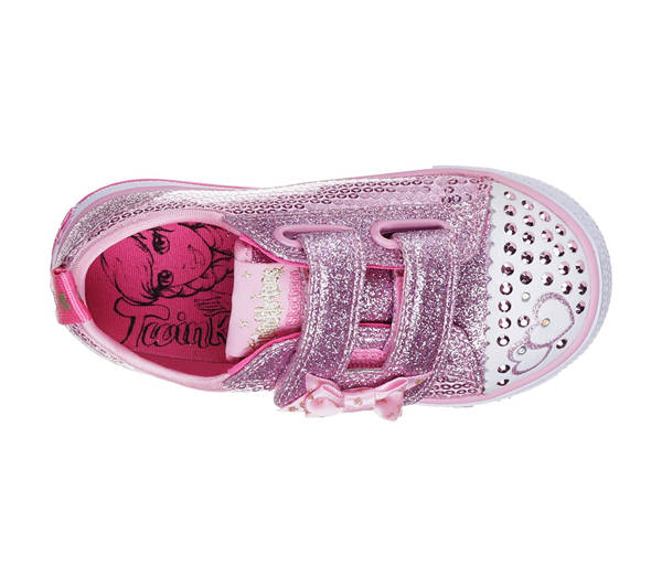  Girls Twinkle Toes: Shuffles - Itsy Bitsy Pink