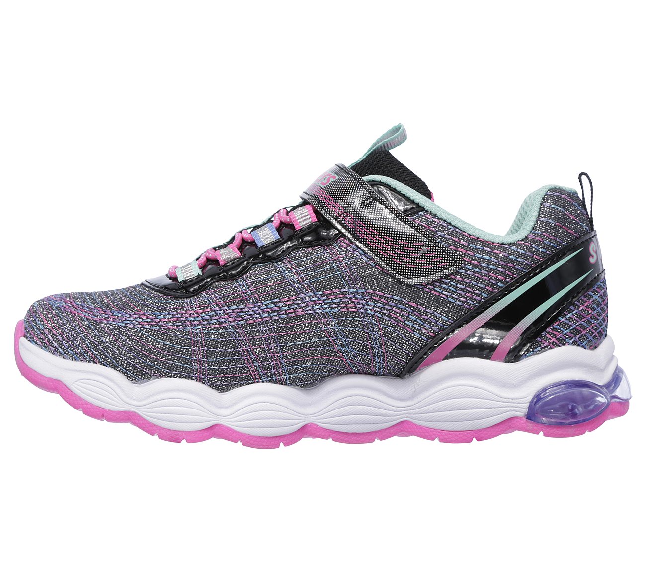  Girls S Lights: Glimmer Lites Black/Multi