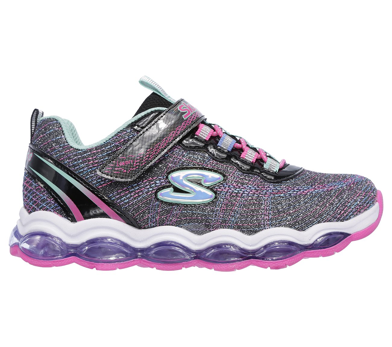  Girls S Lights: Glimmer Lites Black/Multi