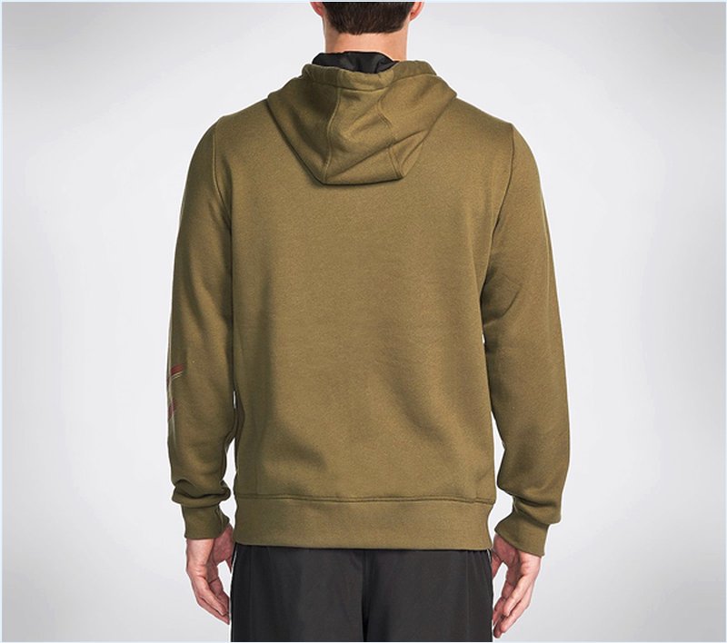  Men Launch Zip Hoodie Green