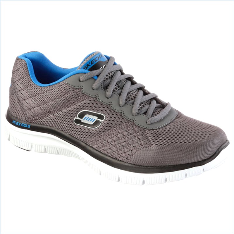  Men Wide Fit (2E) Shoes - Covert Activity Charcoal/Blue