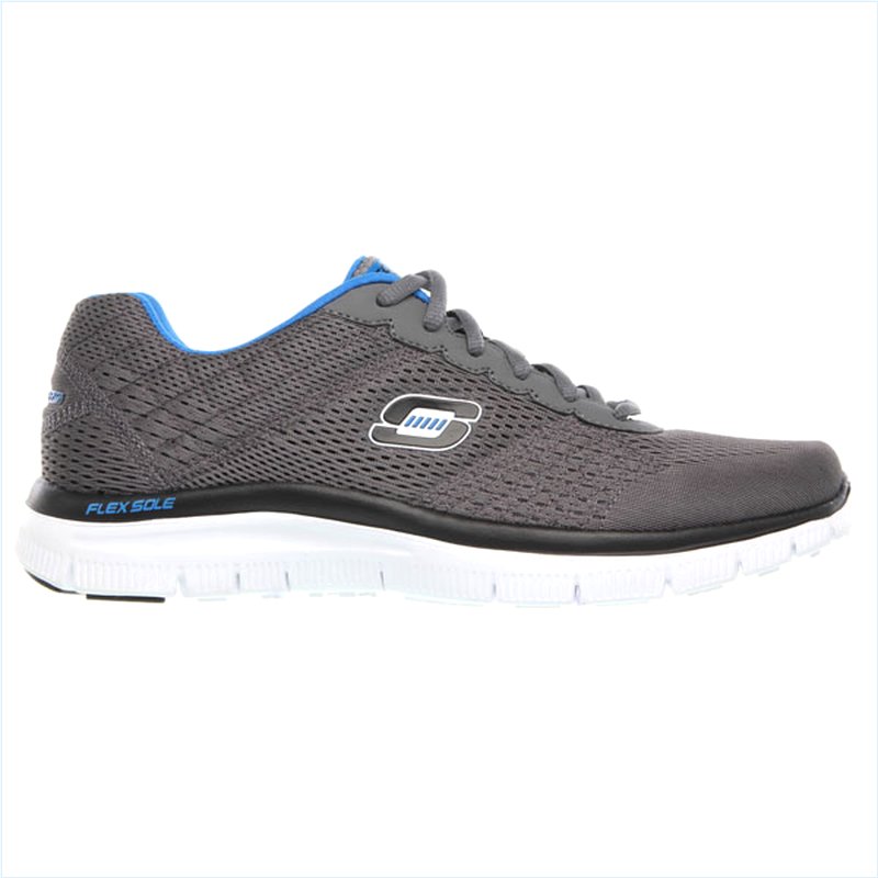  Men Wide Fit (2E) Shoes - Covert Activity Charcoal/Blue