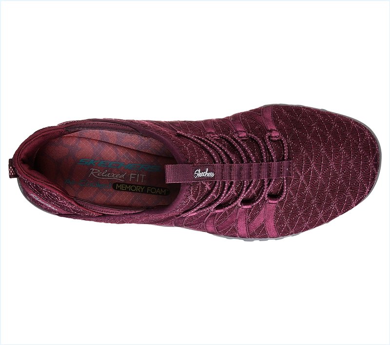  Women Relaxed Fit: Breathe Easy - Viva-City Burgundy