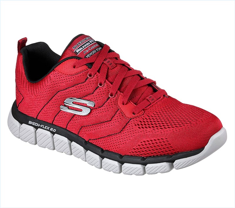  Men Skech-Flex 2.0 - Milwee Red/Black