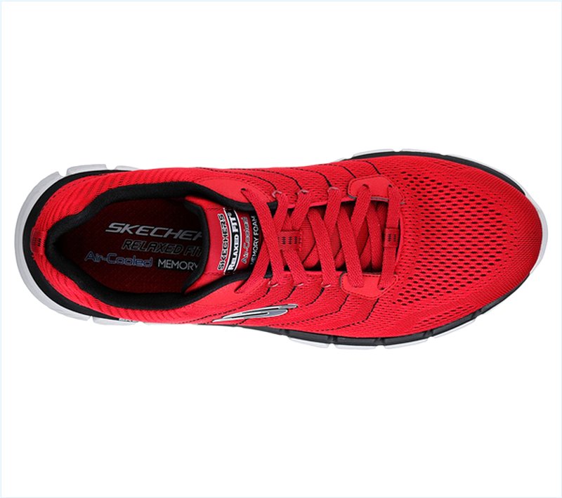  Men Skech-Flex 2.0 - Milwee Red/Black